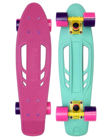 Миникруизер Shark 22"6" Abec 7 chrome pink Пенни борд для детей / подростков Миникруизер Shark 22"6" Abec 7 chrome pink Пенни борд для детей / подростков