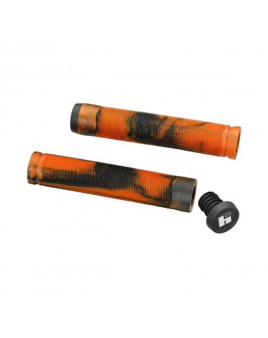 Грипсы HIPE H4 Duo, 155 мм black/orange для трюкового / городского / детского самоката