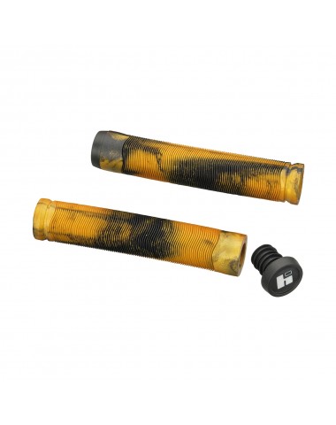 Грипсы HIPE H4 Duo 155 мм black/golden для трюкового / городского / детского самоката