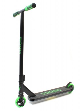 Самокат трюковый Haevner VIKING черный/зеленый Самокат трюковый Haevner VIKING черный/зеленый