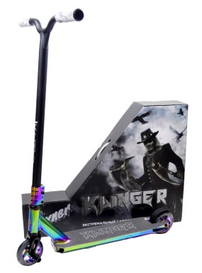 Самокат трюковый Haevner Klinger 2023 Неохром Самокат трюковый Haevner Klinger 2023 Неохром