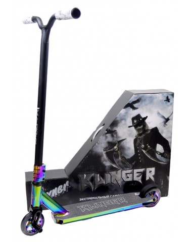 Самокат трюковый Haevner Klinger 2023 Неохром