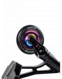 Самокат трюковый Haevner Boston черный матовый/неохром Самокат трюковый Haevner Boston черный матовый/неохром