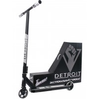 Самокат трюковый Haevner Detroit белый/черный
