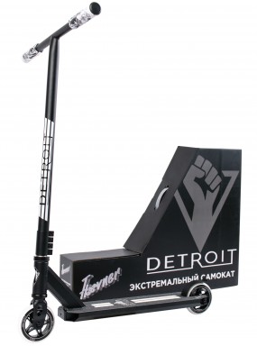 Самокат трюковый Haevner Detroit белый/черный Самокат трюковый Haevner Detroit белый/черный