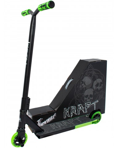 Самокат трюковый Haevner KRAFT 2022 зелено-черный