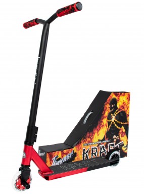 Самокат трюковый Haevner KRAFT 2022 красно-черный Самокат трюковый Haevner KRAFT 2022 красно-черный