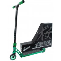 Самокат трюковый Haevner Sakura зеленый