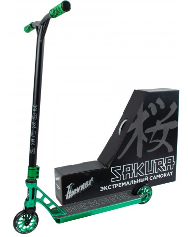 Самокат трюковый Haevner Sakura зеленый