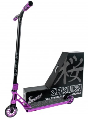 Самокат трюковый Haevner Sakura малиновый Самокат трюковый Haevner Sakura малиновый