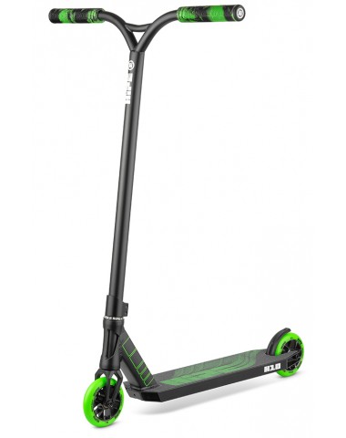 Самокат HIPE H10 black/green 2021 Трюковый для детей / подростков