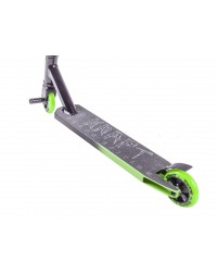 Самокат трюковый Haevner KRAFT BLACK EDITION черный/зеленый Самокат трюковый Haevner KRAFT BLACK EDITION черный/зеленый