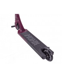 Самокат трюковый Haevner MONK бордово-черный