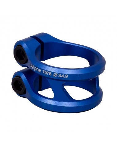 Хомут Ethic Sylphe Double Clamp 34.9 Blue для трюкового самоката
