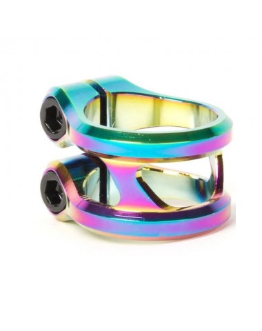 Хомут Ethic Sylphe Double Clamp 34.9 Rainbow для трюкового самоката