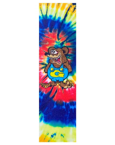 Шкурка Grizzly Tie Dye Bear Griptape для скейтборда / самоката