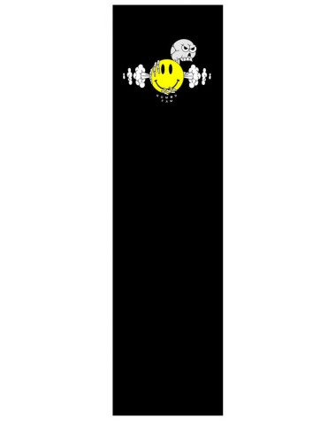 Шкурка Nomad Griptape skull smile 9X33 для скейтборда / самоката