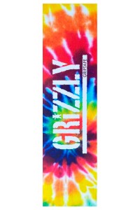 Шкурка Grizzly Tie Dye Stamp Summer Griptape Multi для скейтборда / самоката