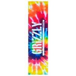 Шкурка Grizzly Tie Dye Stamp Summer Griptape Multi для скейтборда / самоката