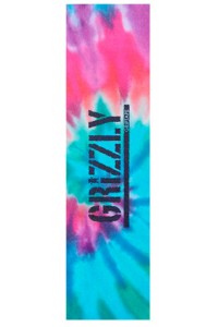 Шкурка Grizzly Tie Dye Griptape Pink для скейтборда / самоката