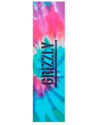 Шкурка Grizzly Tie Dye Griptape Pink для скейтборда / самоката