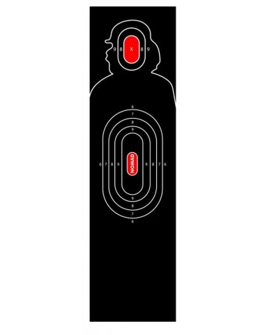 Шкурка Nomad Griptape Target 9X33 для скейтборда / самоката