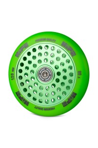 Колесо HIPE H20 120мм зеленый/зеленый для трюкового самоката