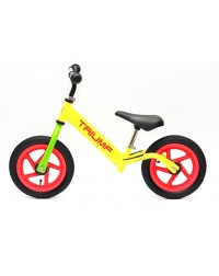 Беговел  Triumf AKB-1209W на надувных колесах желтый