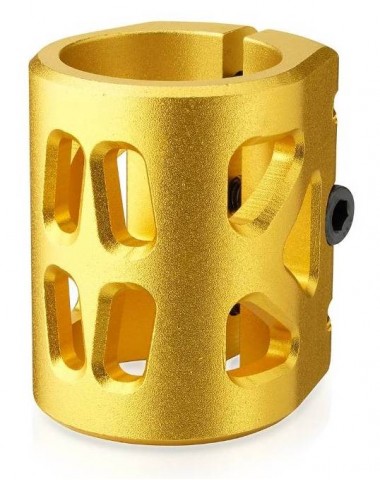 Хомут-B Fox HIC d 34.9, 3 bolt  oversized золотой для трюкового самоката