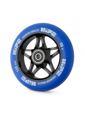 Колесо HIPE 120мм Синий/черный