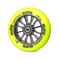 Колесо HIPE 01 110mm Черный/желтый для трюкового самоката