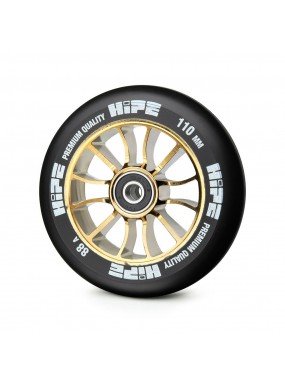 Колесо HIPE 01 110mm Золотой/черный Колесо HIPE 01 110mm Золотой/черный