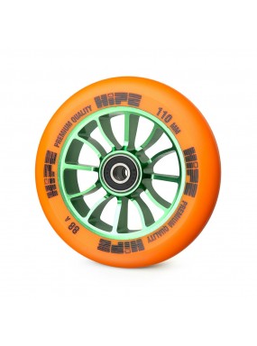 Колесо HIPE 01 110mm Зеленый/оранжевый