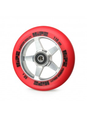 Колесо HIPE 09 110mm Серебро/красное