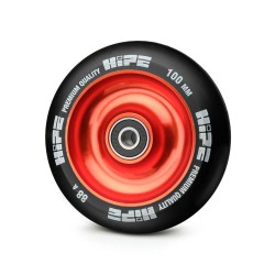 Колесо HIPE Solid  100mm Красный/черный для трюкового самоката