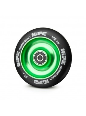Колесо HIPE Solid  100mm Зеленый/черный