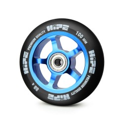 Колесо HIPE 5-Spoke  100mm Синий/черный для трюкового самоката