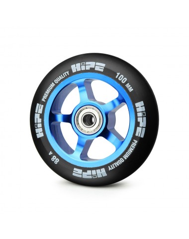 Колесо HIPE 5-Spoke  100mm Синий/черный для трюкового самоката
