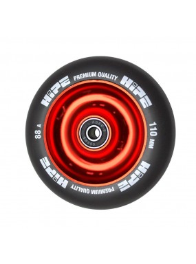 Колесо HIPE Solid  110mm Красный/черный
