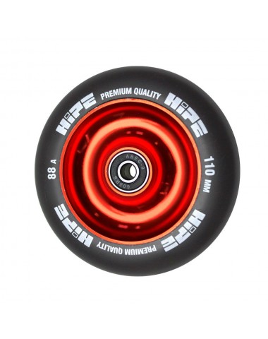 Колесо HIPE Solid  110mm Красный/черный для трюкового самоката