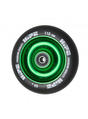Колесо HIPE Solid  110mm Зеленый/черный