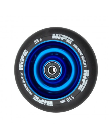 Колесо HIPE Solid  110mm Синий/черный для трюкового самоката