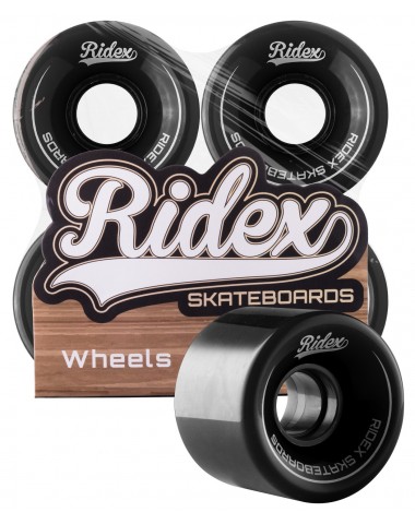 Комплект колес для круизера SB, черный, 4 шт для скейтборда