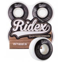 Комплект колес для скейтборда SB, 52*32, белый/черный
