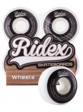 Комплект колес для скейтборда SB, 52*32, белый/черный Комплект колес для скейтборда SB, 52*32, белый/черный