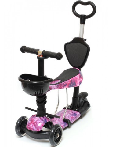 Самокат scooter  5в1 космос