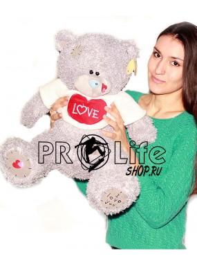 Плюшевый мишка Тедди 60 см серый Плюшевый мишка Тедди 60 см серый