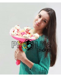 Букет из мишек 5 штук