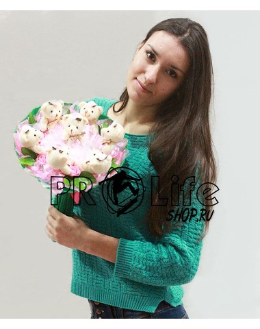 Букет из мишек 7 штук