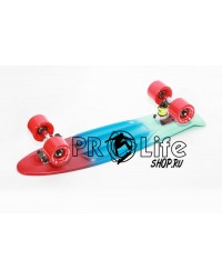 Миникруизер Tricolor pastel red 22''x6'', Abec-7 Миникруизер Tricolor pastel red 22''x6'', Abec-7